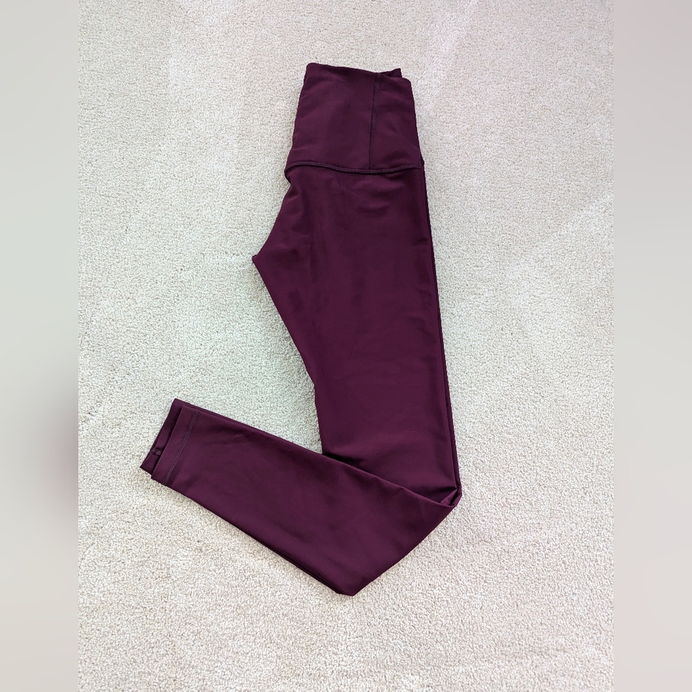 Old Navy Maroon High Rise Workout Leggings - Size S